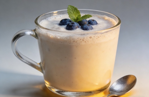 MCT oil in high-protein nutritional shake